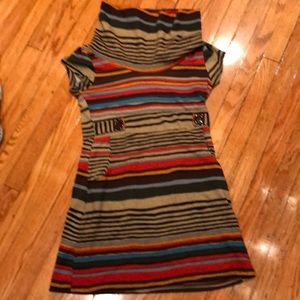 Miss Style London multi colored stripped Minidress
